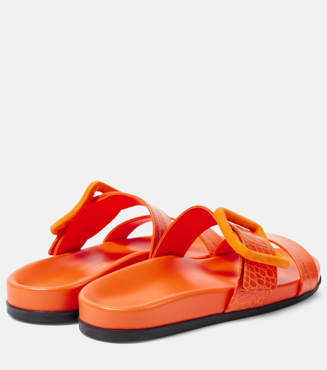Manolo Blahnik - Mayfu leather slides