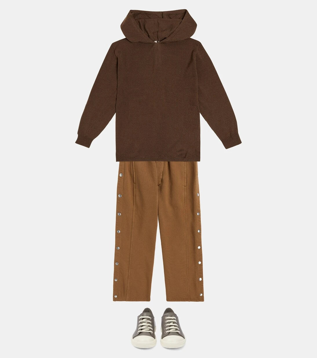 Rick Owens Kids - بنطال رياضي من قطن الجيرسيه