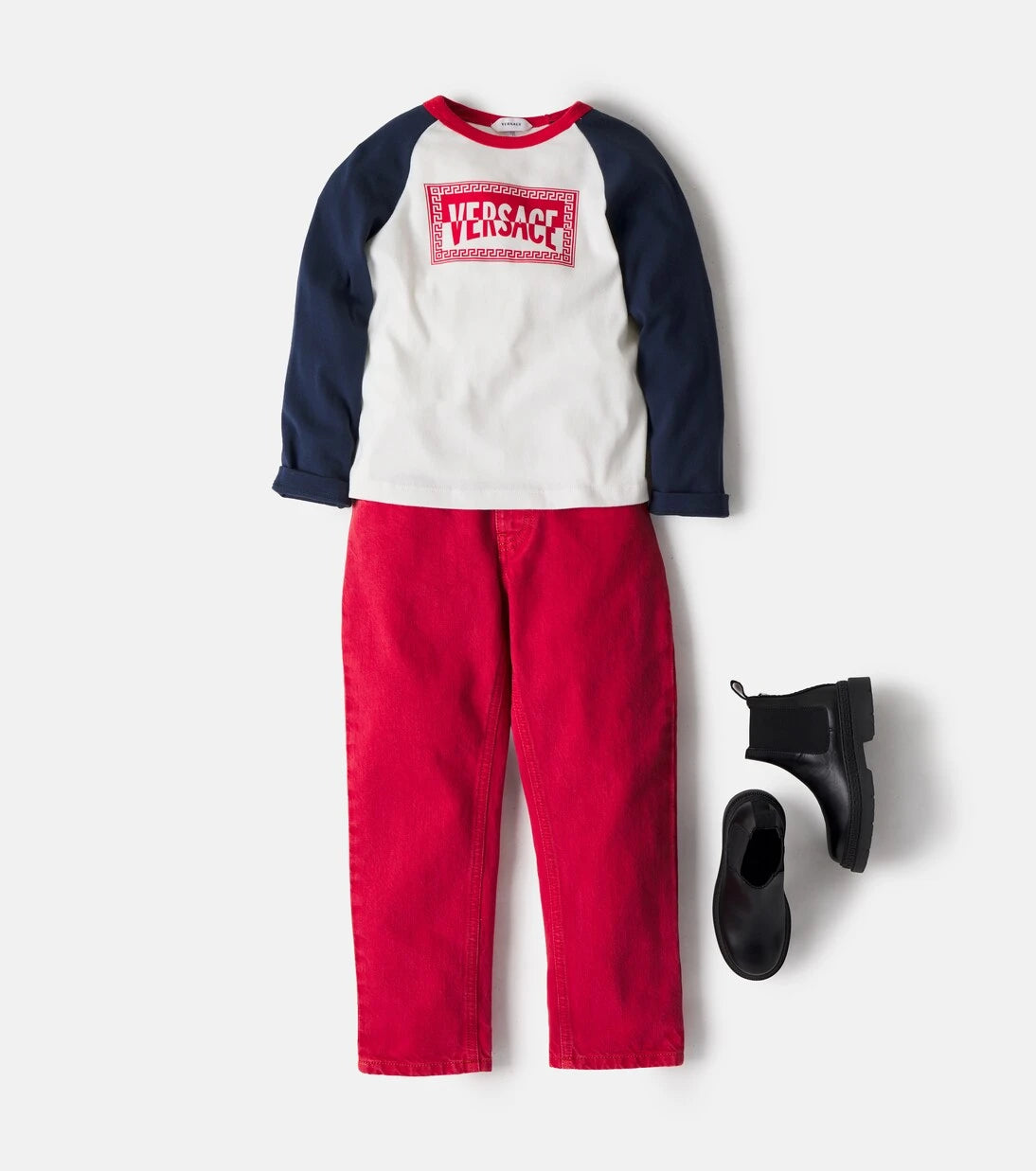 Versace Kids - Logo cotton jersey T-shirt