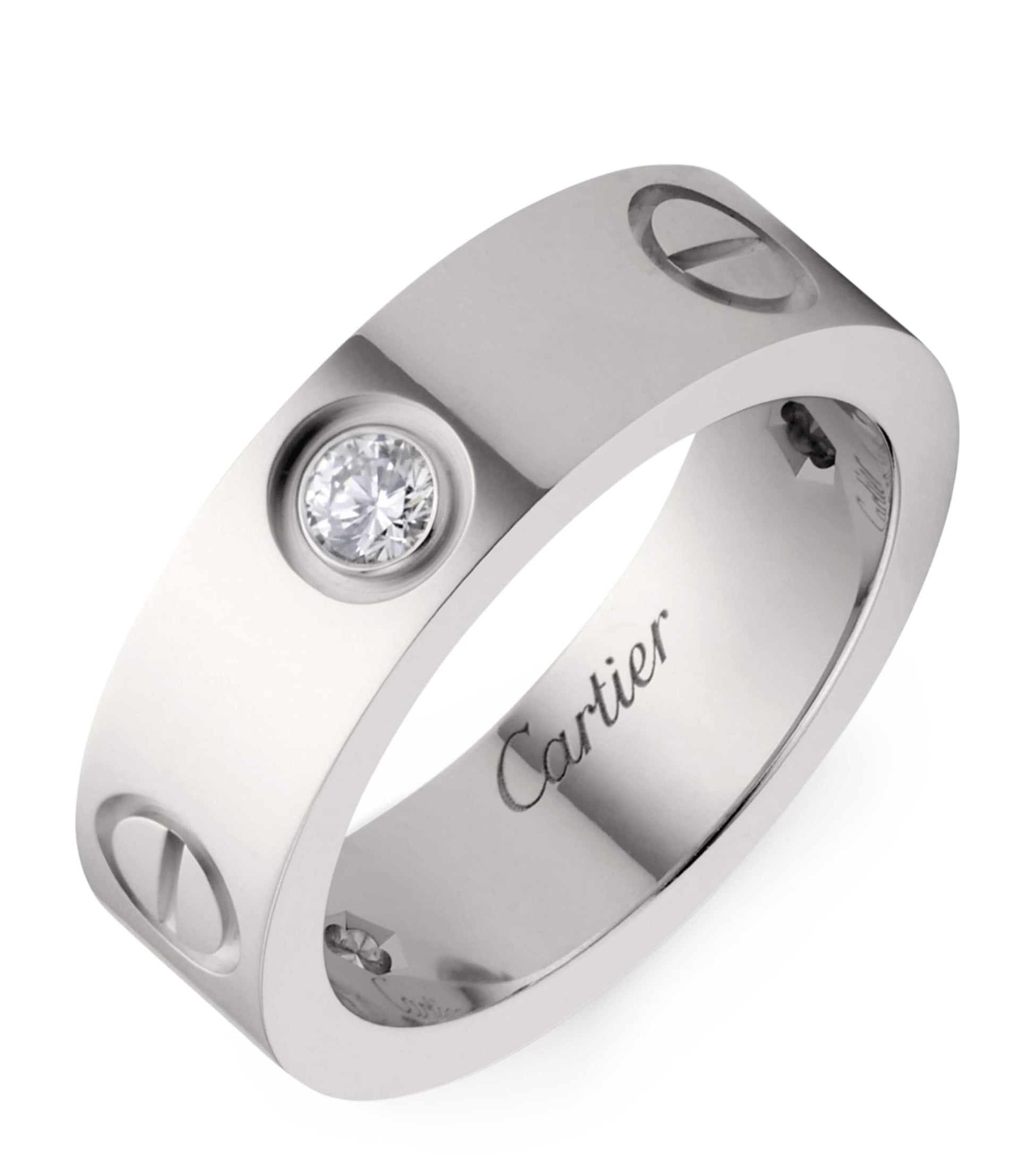 Cartier White Gold and Diamond LOVE Ring