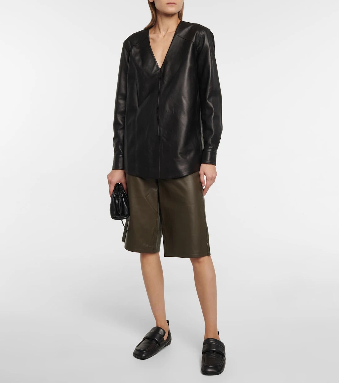 Dries Van Noten - Leather top