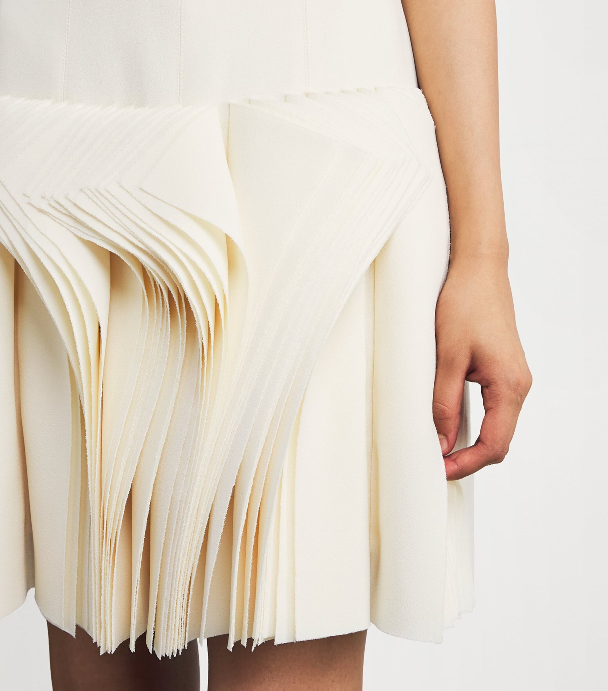 Yasmin Mansour Ivory Corset Mini Dress