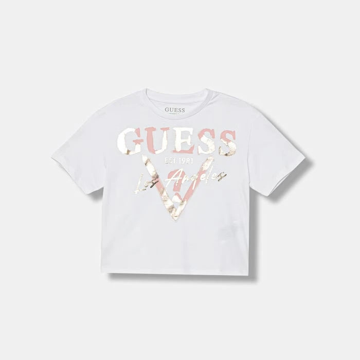 Guess тениска за деца от памук