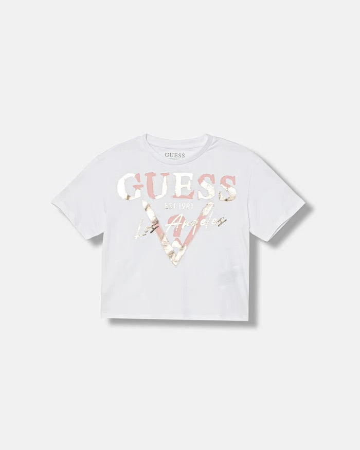 Guess pamuklu çocuk tişörtü