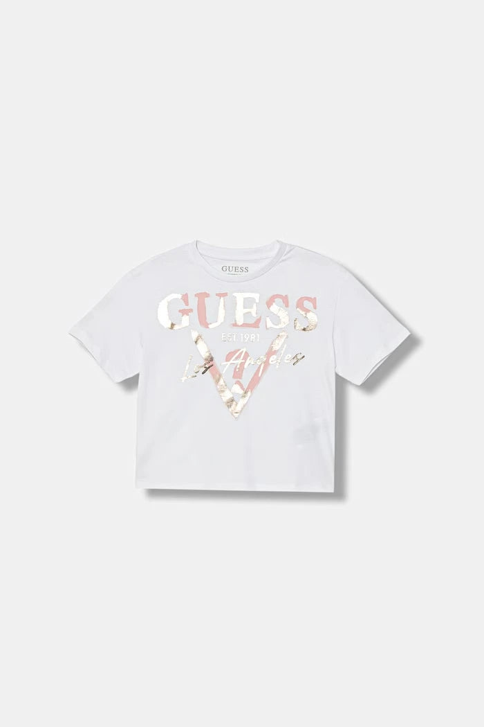 Guess тениска за деца от памук
