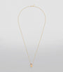 Mixed Gold and Diamond Trinity Necklace