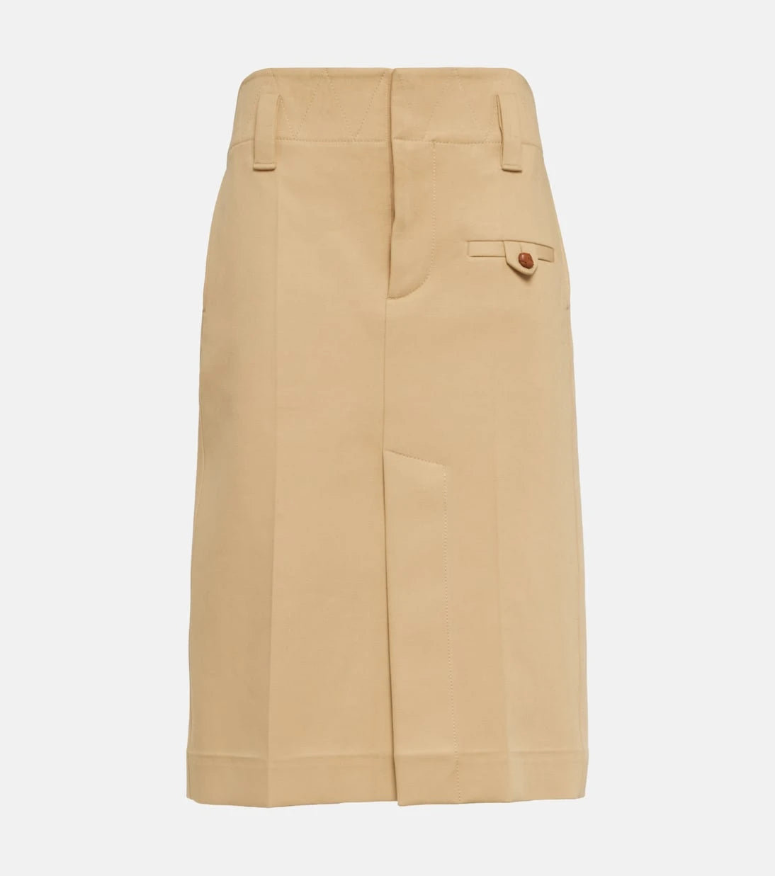Bottega Veneta - Cotton canvas pencil skirt