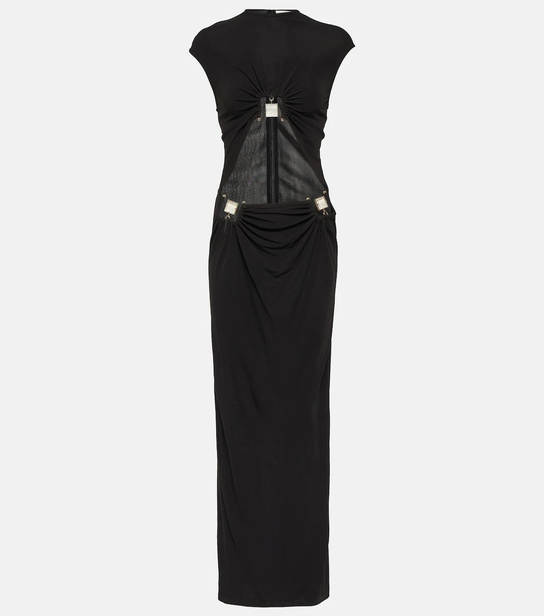 Christopher Esber - Embellished cutout jersey maxi dress