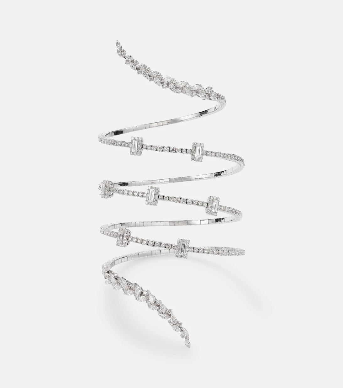 Yeprem - Y-Couture 18kt white gold bracelet with diamonds