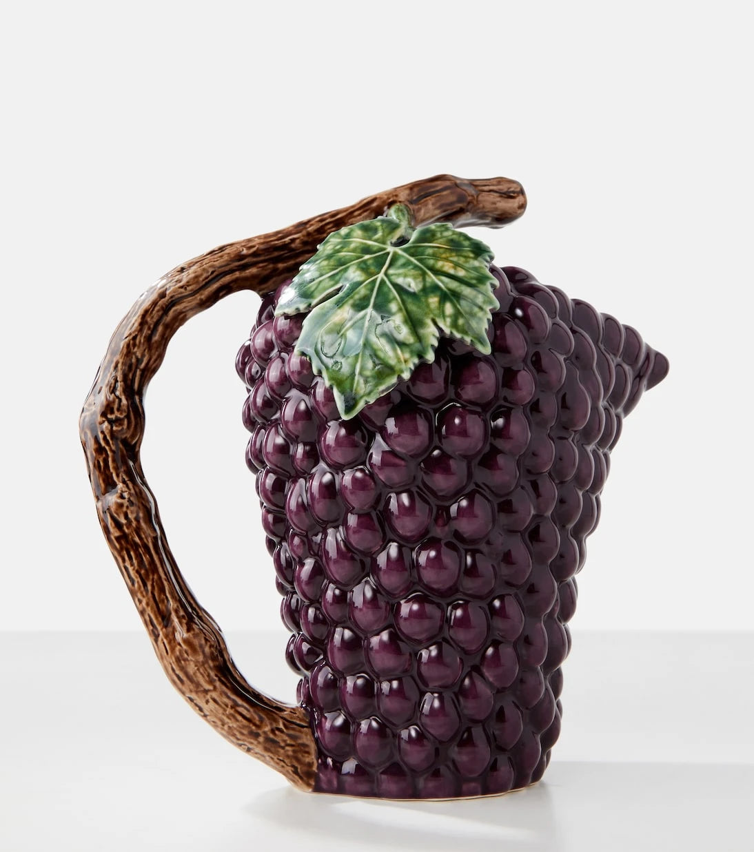 Bordallo Pinheiro - Grapes earthenware jug