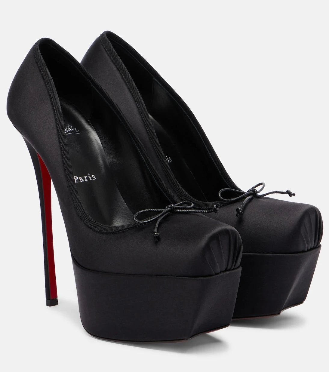 Christian Louboutin - Cassia 160 satin pumps