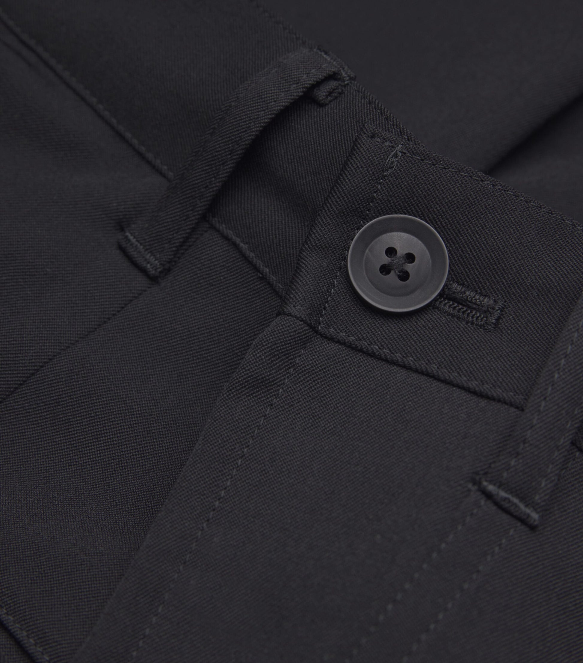 Wool Hakama Wide-Leg Trousers