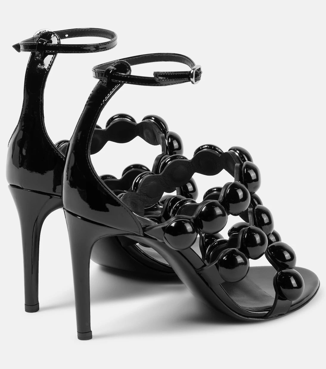 Alaïa - La Bombe 90 patent leather sandals