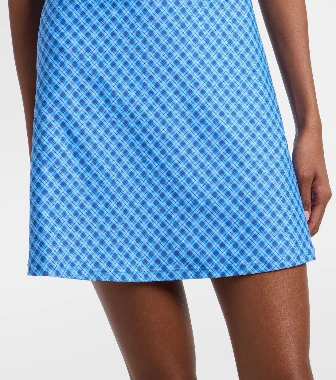 Montce - Petal plaid minidress
