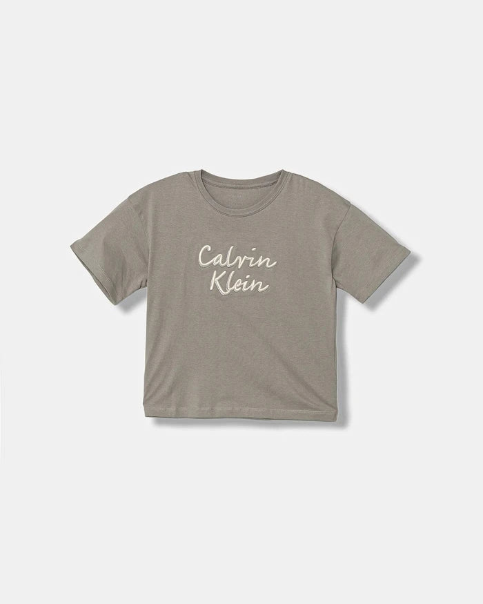 Calvin Klein Jeans Çocuk Pamuklu Tişört
