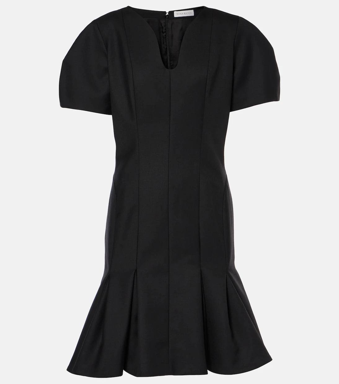 Nina Ricci - Wool gabardine midi dress