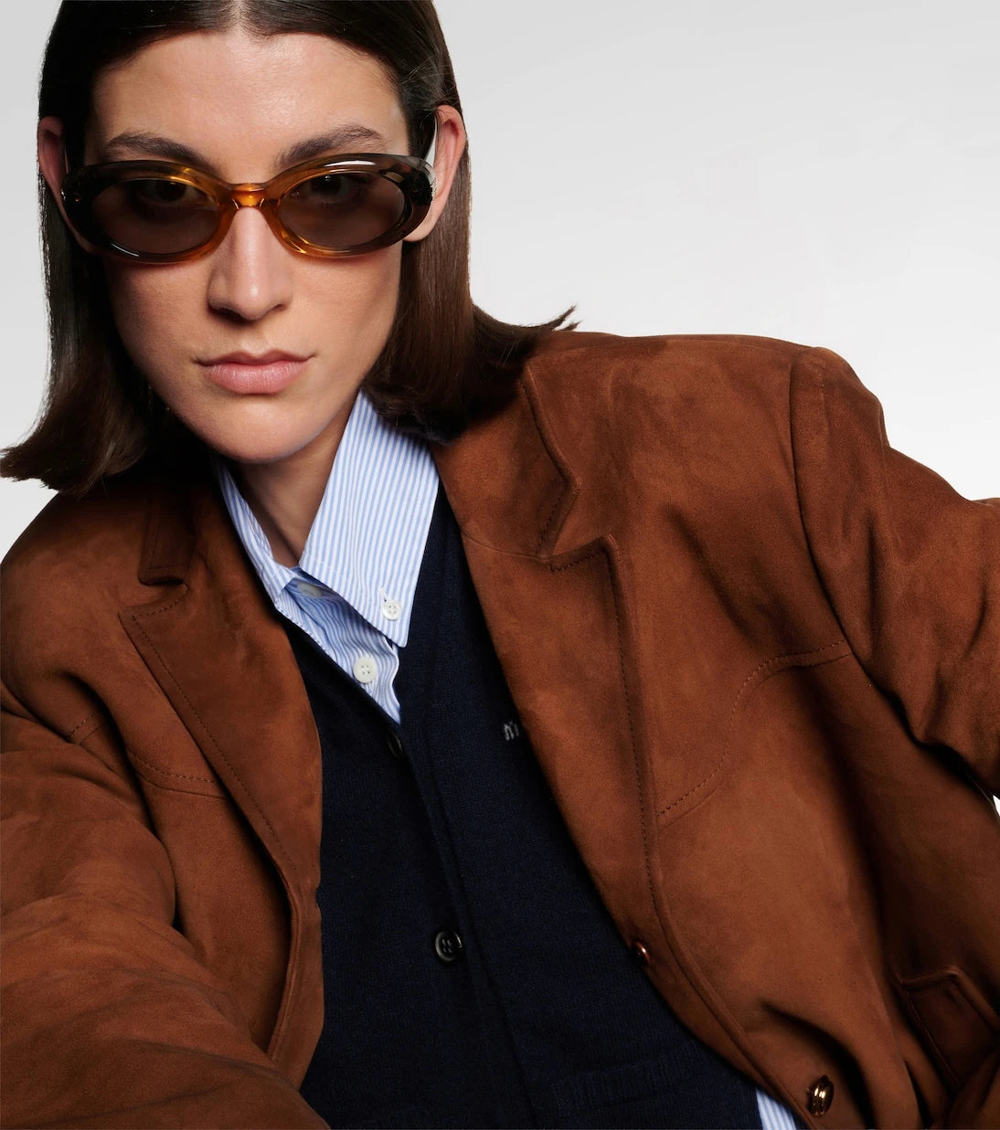 Miu Miu - Rêverie oval sunglasses