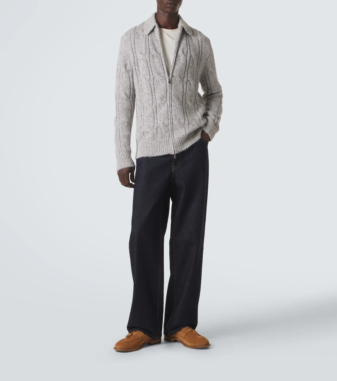 Eleventy - Tasseled suede penny loafers