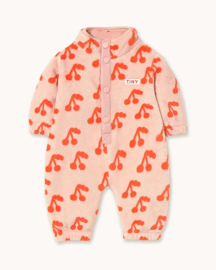 Бебешки гащеризон Tinycottons CHERRIES POLAR ONE-PIECE