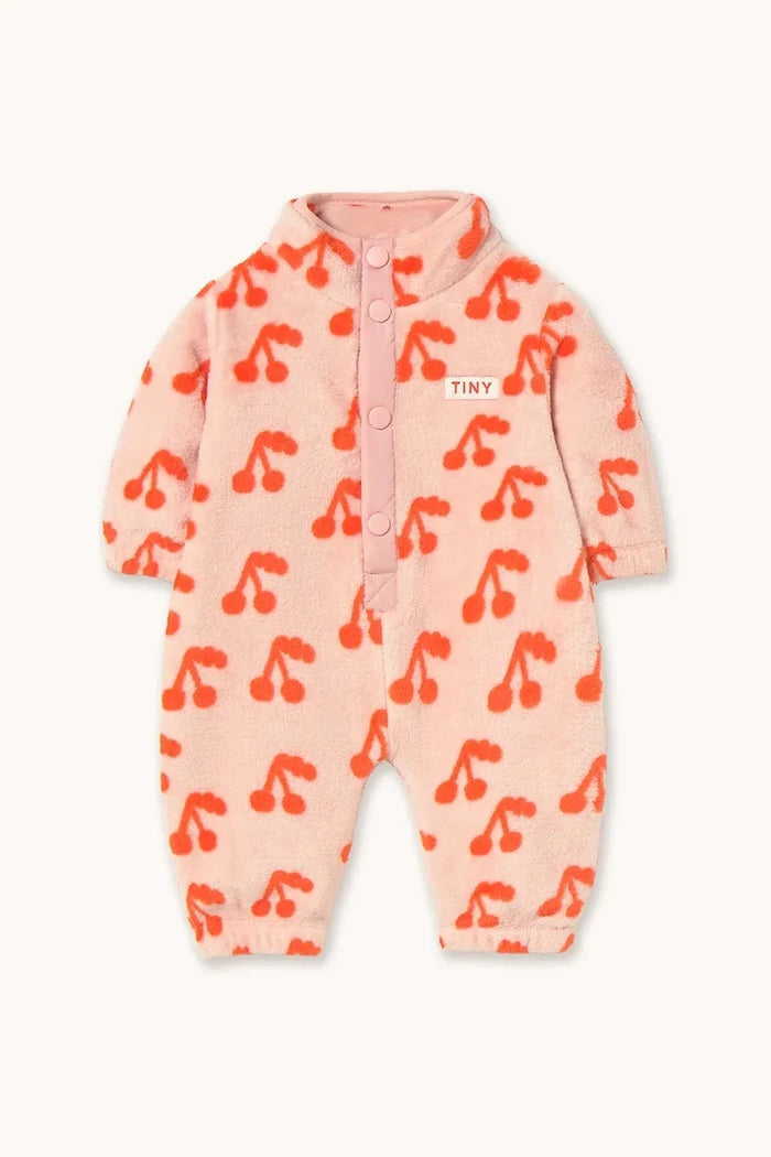 Бебешки гащеризон Tinycottons CHERRIES POLAR ONE-PIECE