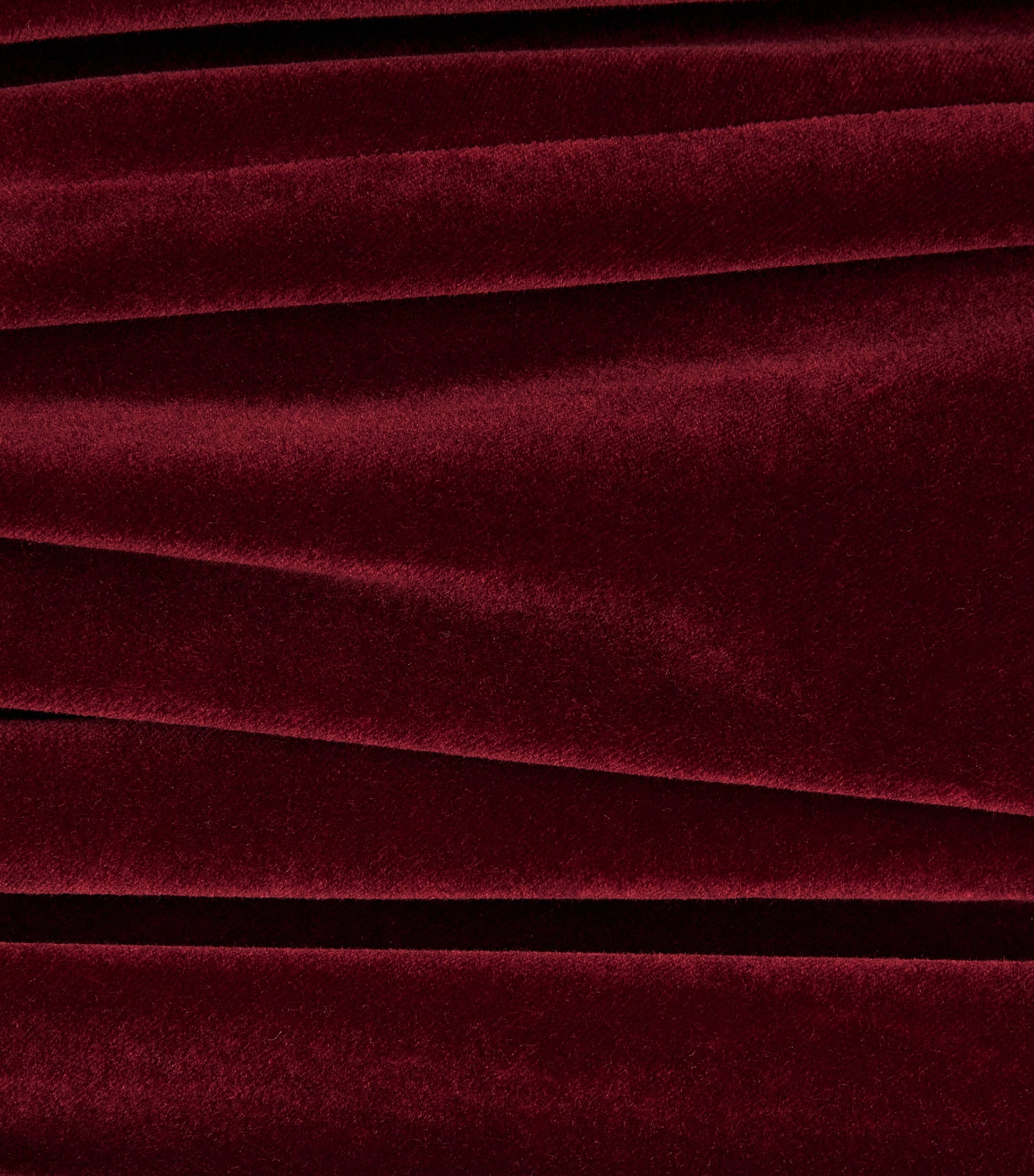 Emilia Wickstead Burgundy Velvet Eagle Midi Dress