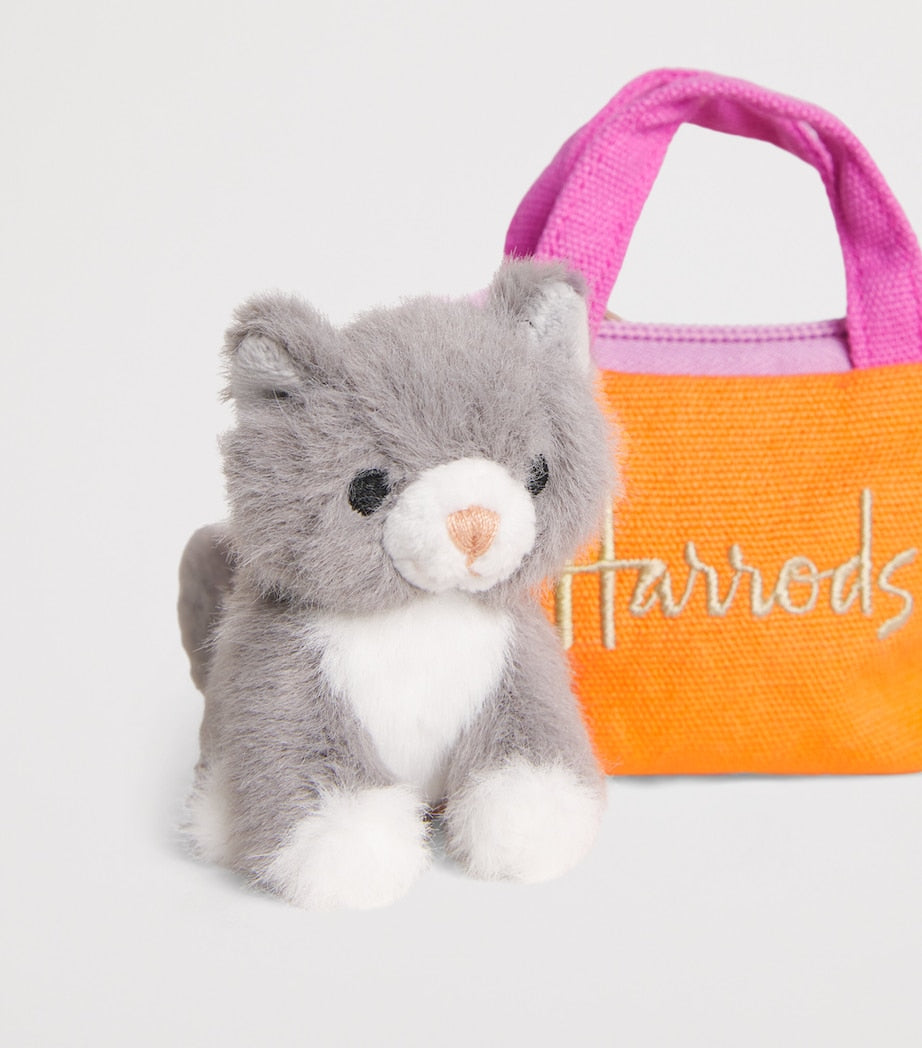 Cat in a Bag Keyring