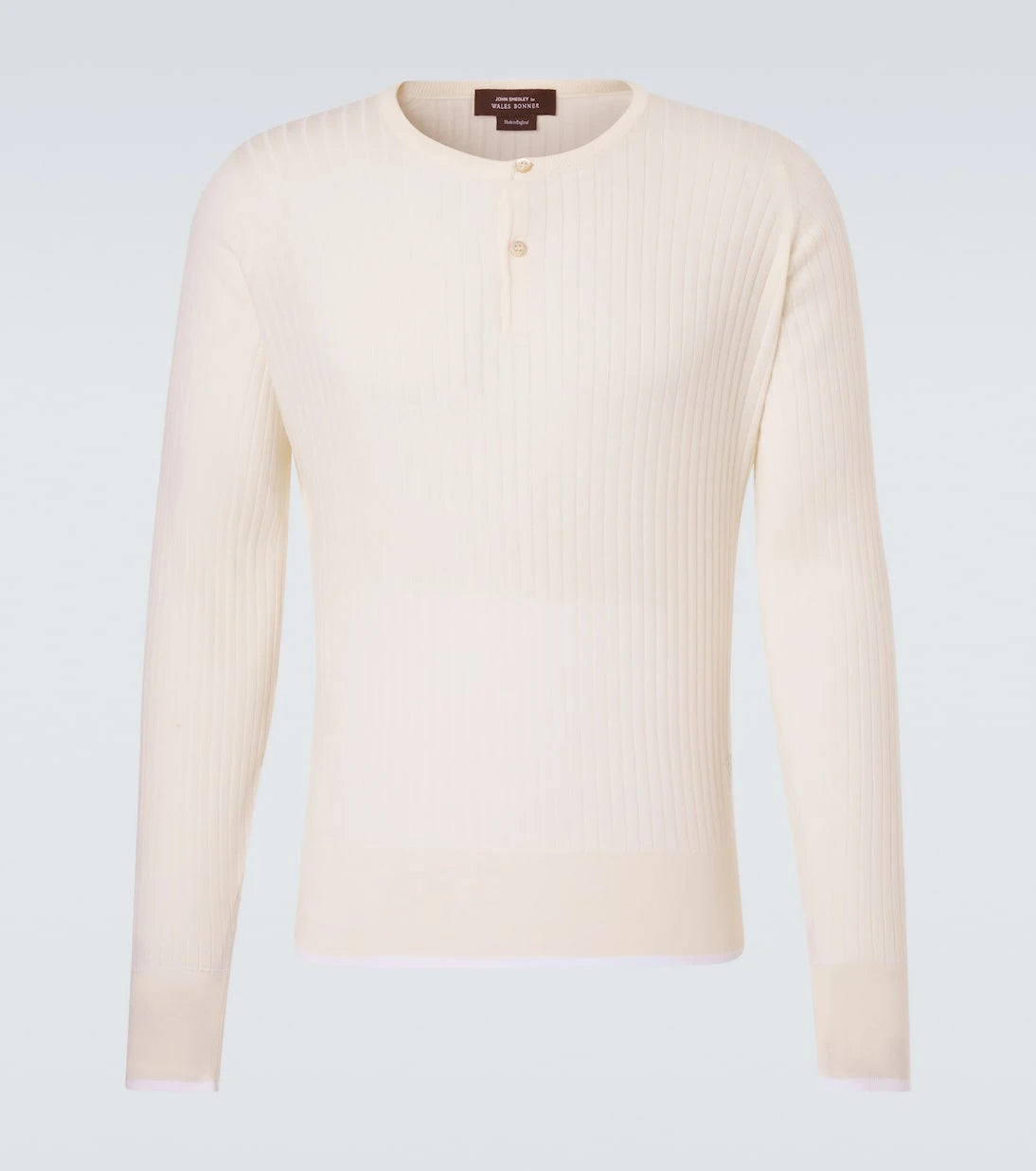 Wales Bonner - Nile wool and cotton Henley shirt