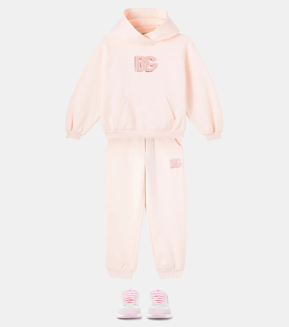 Dolce&Gabbana Kids - DG sequined cotton sweatpants
