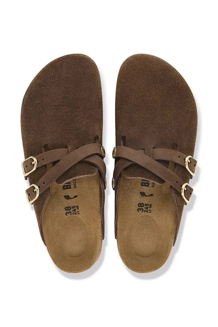 Birkenstock kadın süet sabo terlik Blair Suede Leather