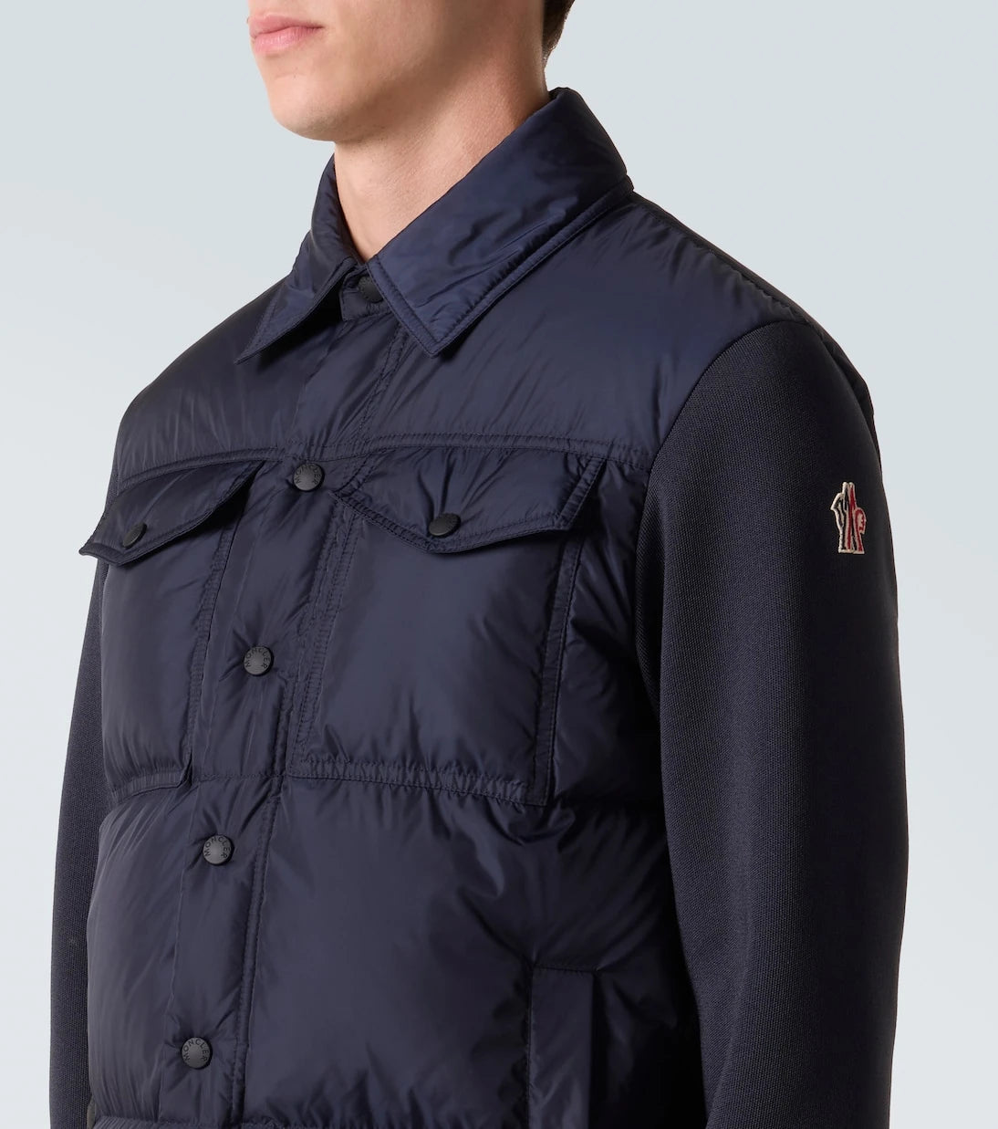 Moncler Grenoble - Down-paneled cardigan