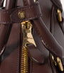 Miu Miu Brown Leather Arcadie Top-Handle Bag