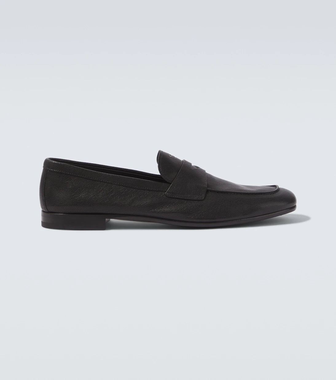 Prada - Leather penny loafers