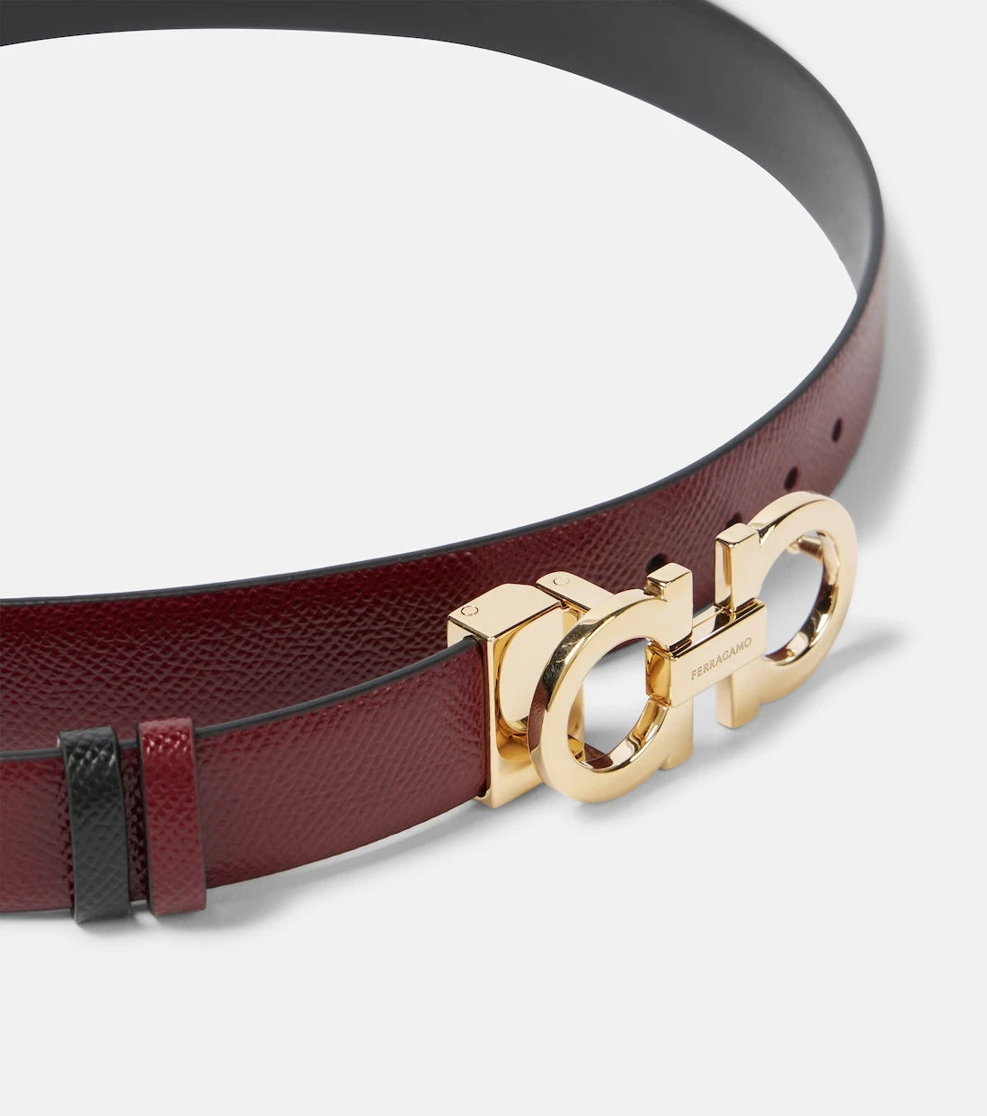 Ferragamo - Gancio Mediterraneo leather belt