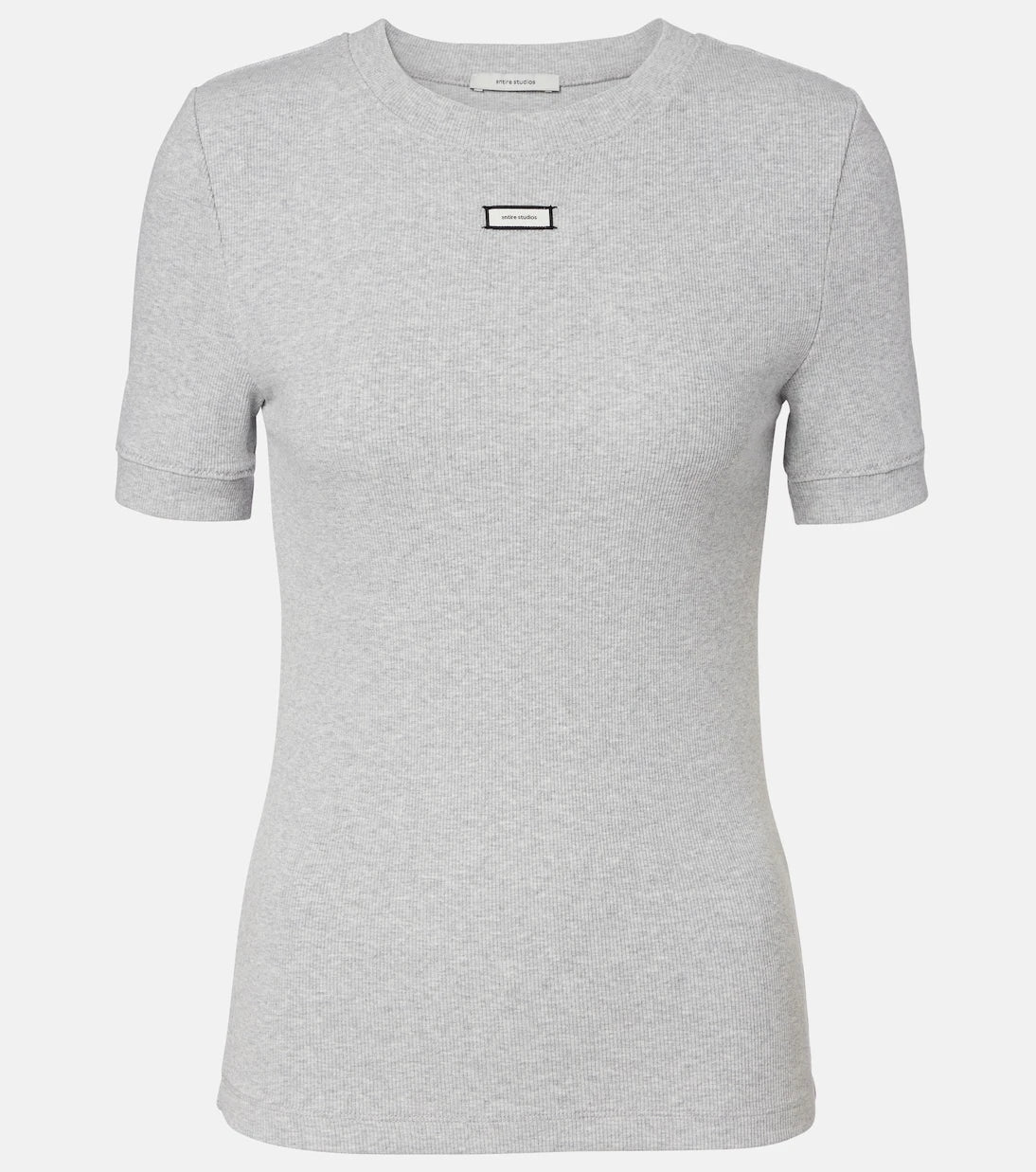 Entire Studios - Lounge ribbed-knit cotton-blend T-shirt