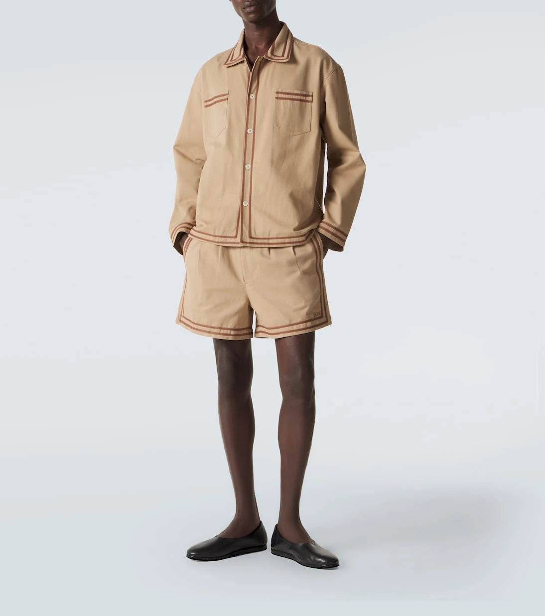 Bode - Cotton twill overshirt