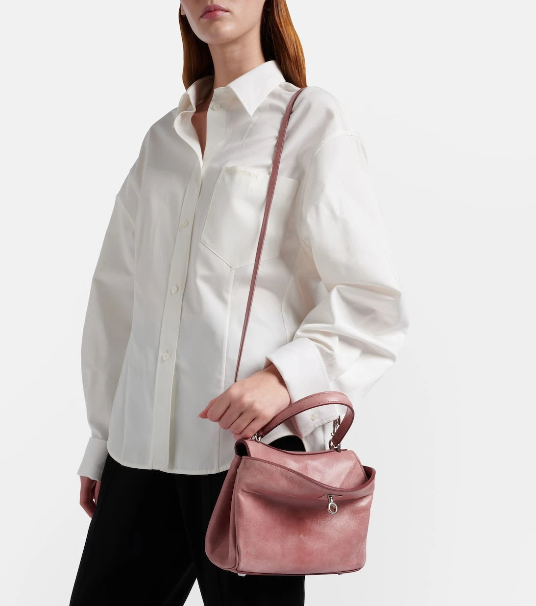 Balenciaga - Rodeo Mini leather top-handle bag