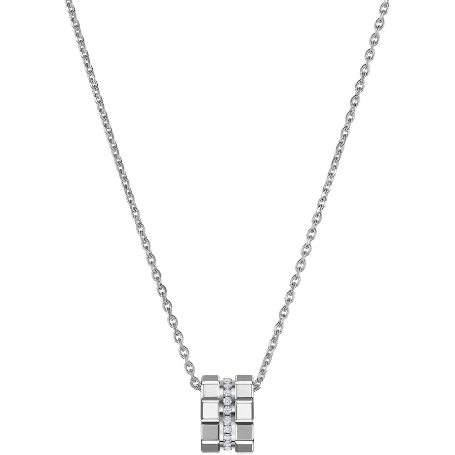 Chopard White Gold and Diamond Ice Cube Necklace