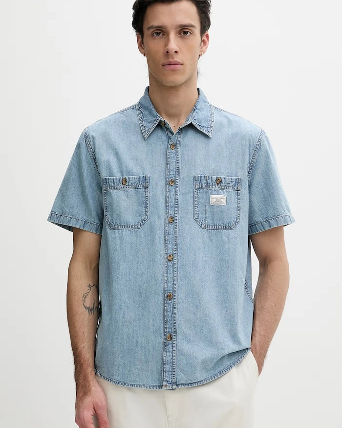 Guess Jeans Erkek Denim Gömlek