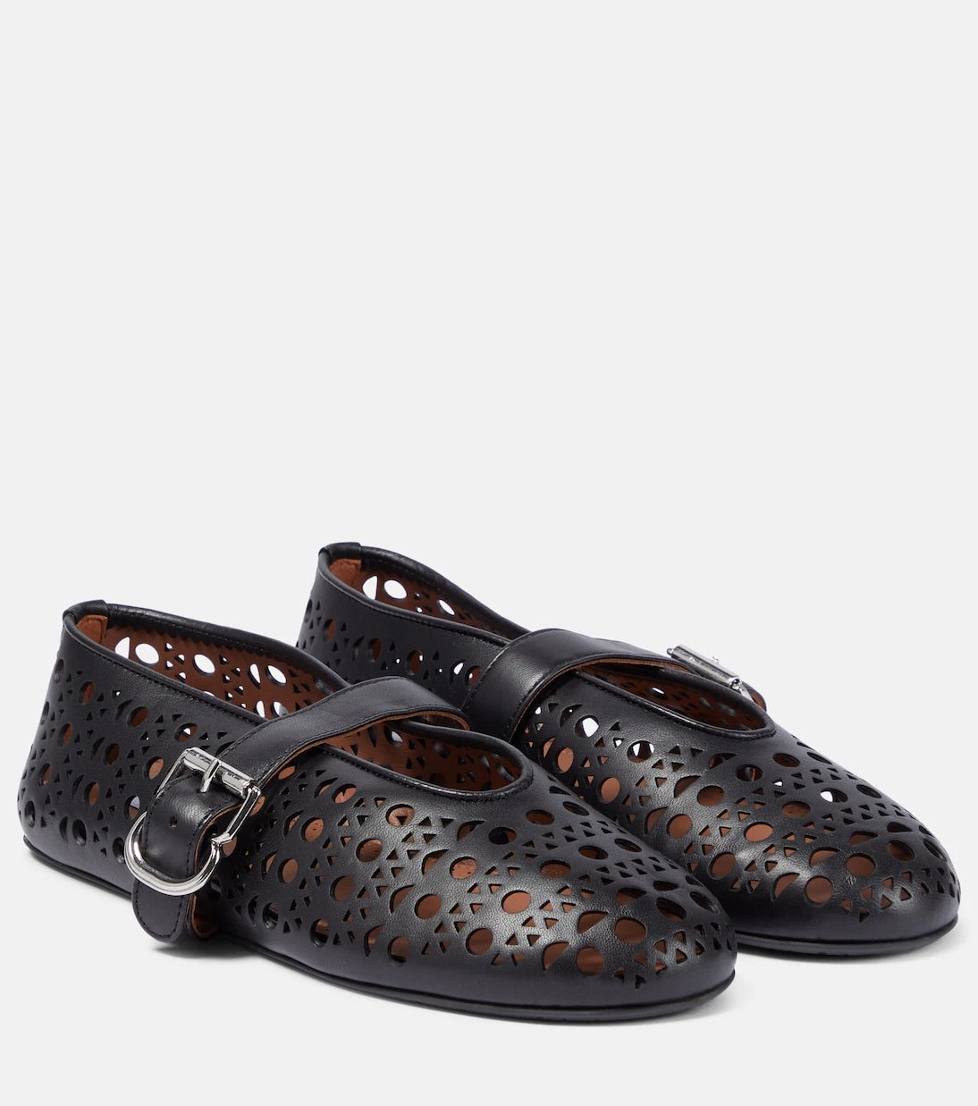 Alaïa - Vienne leather ballet flats