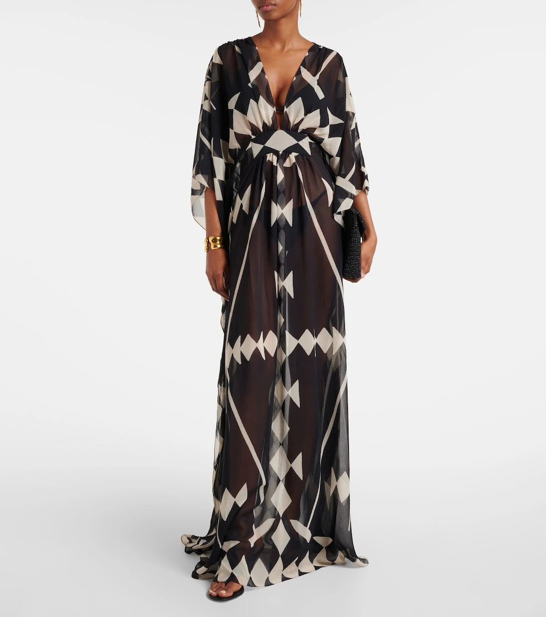 Johanna Ortiz - Printed georgette maxi dress