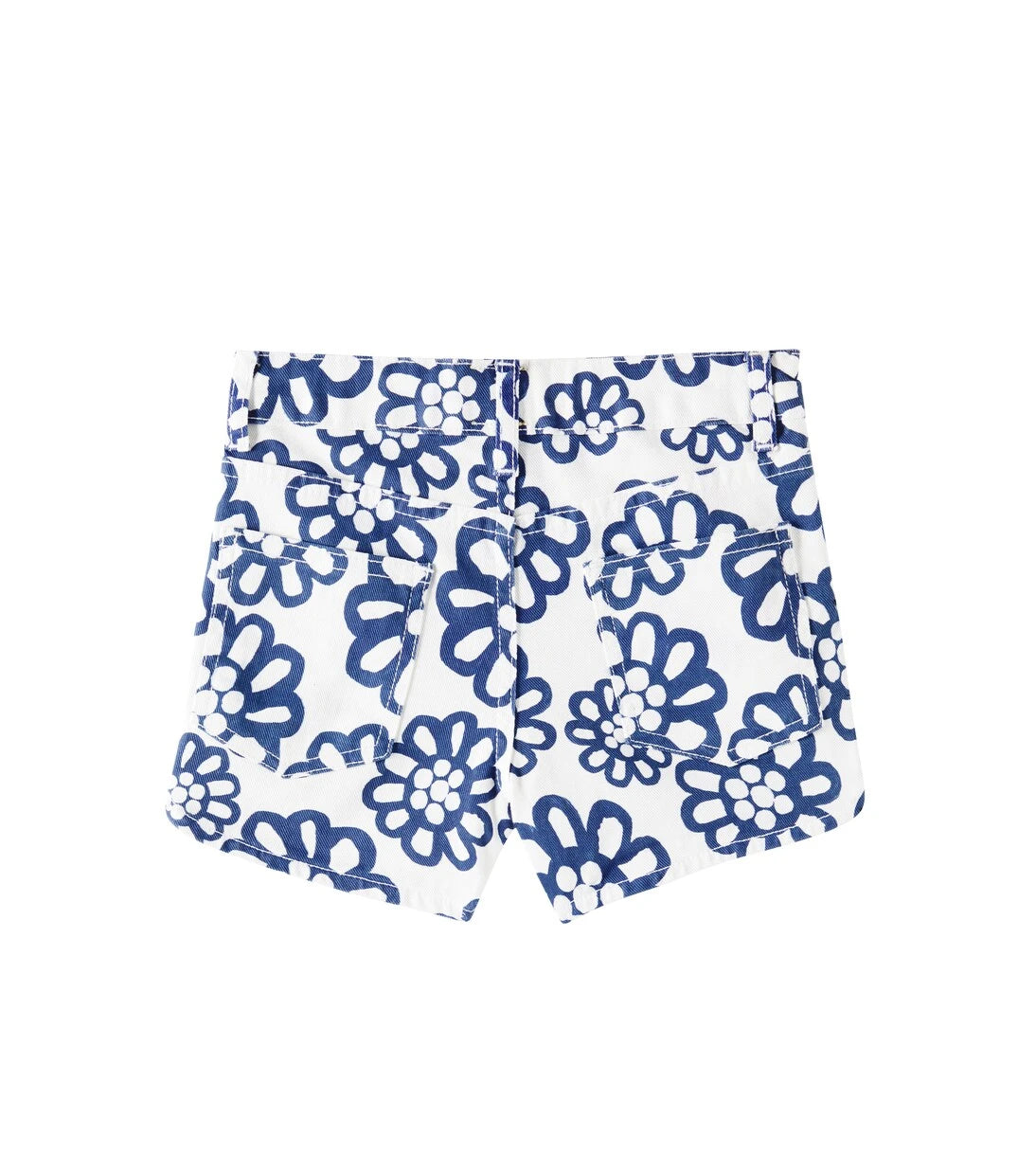 Fábula - Floral denim shorts