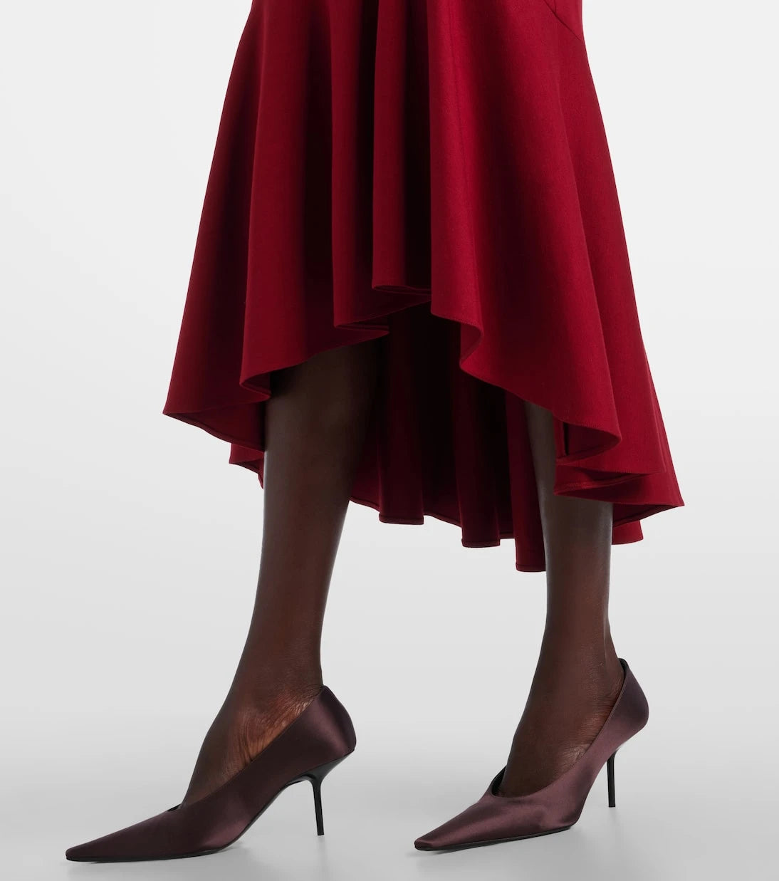 Elie Saab - Belted tiered midi dress