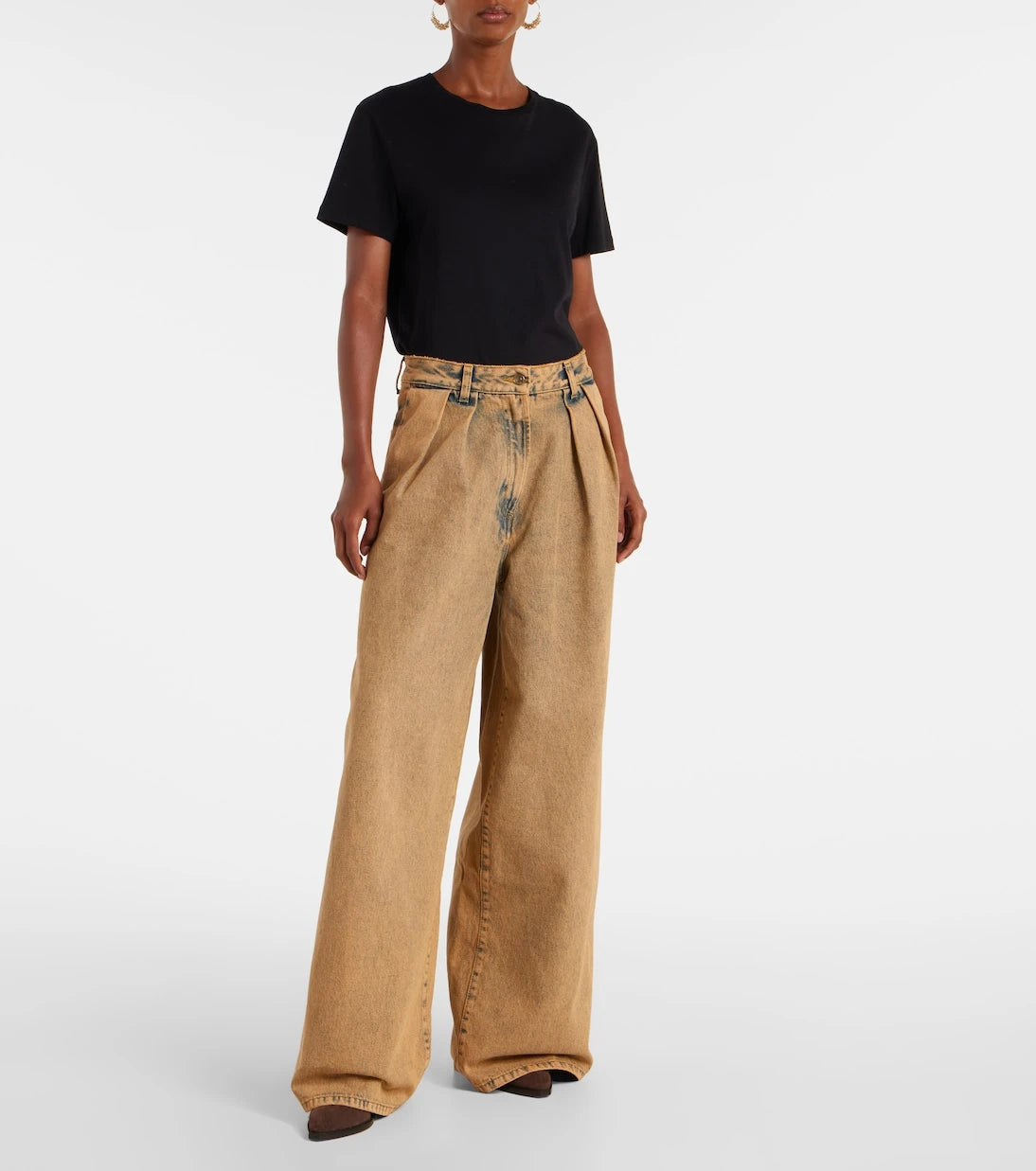 Alanui - Desert Rose wide-leg jeans