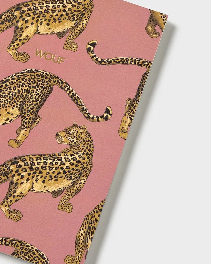 Тефтер WOUF Blush Leopard A5