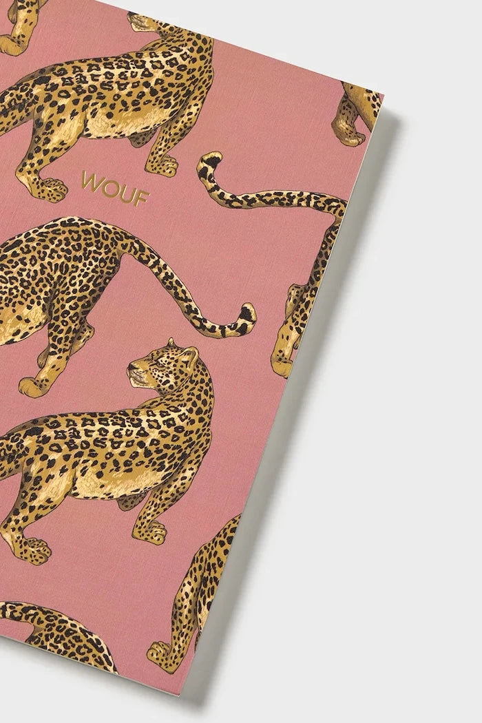 Тефтер WOUF Blush Leopard A5