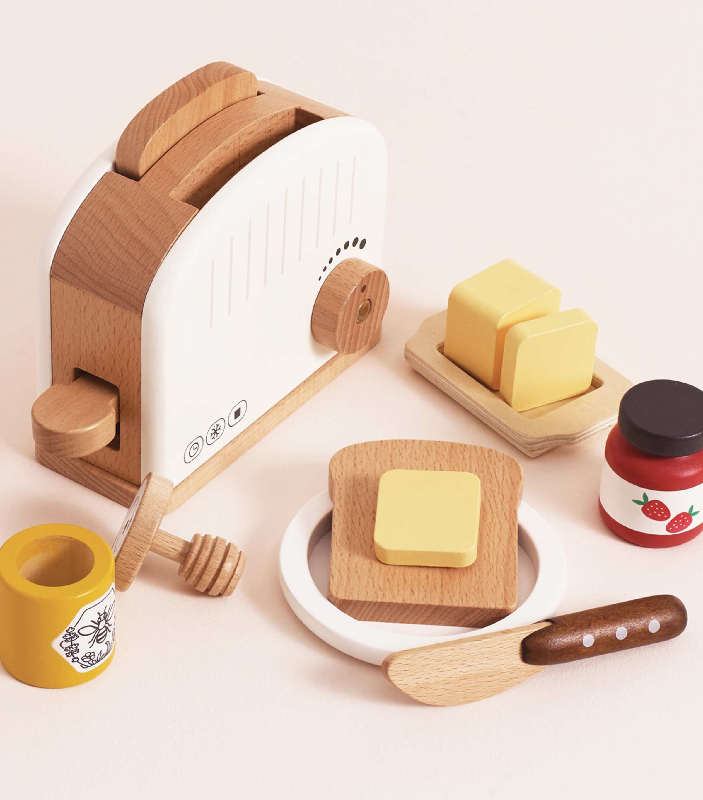 Wooden Breakfast Toaster Playset