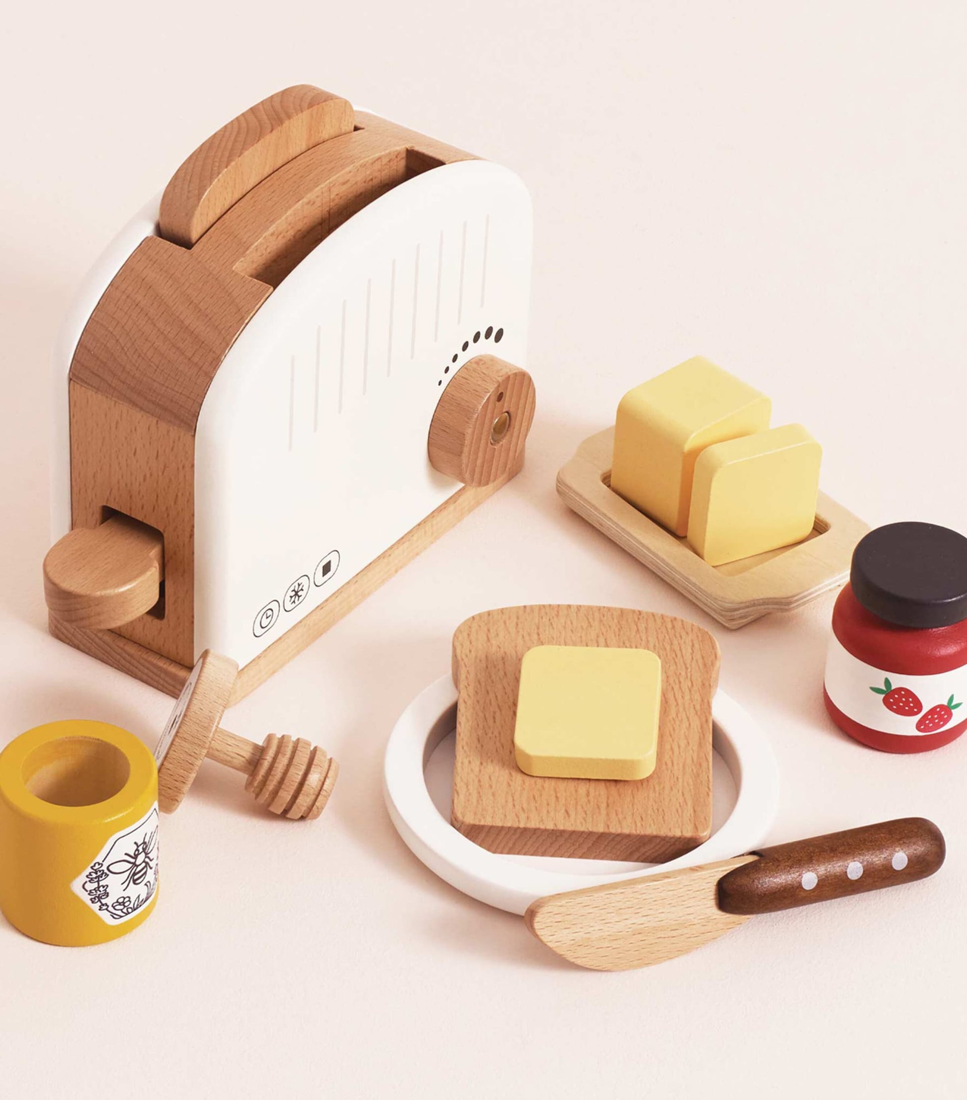 Wooden Breakfast Toaster Playset