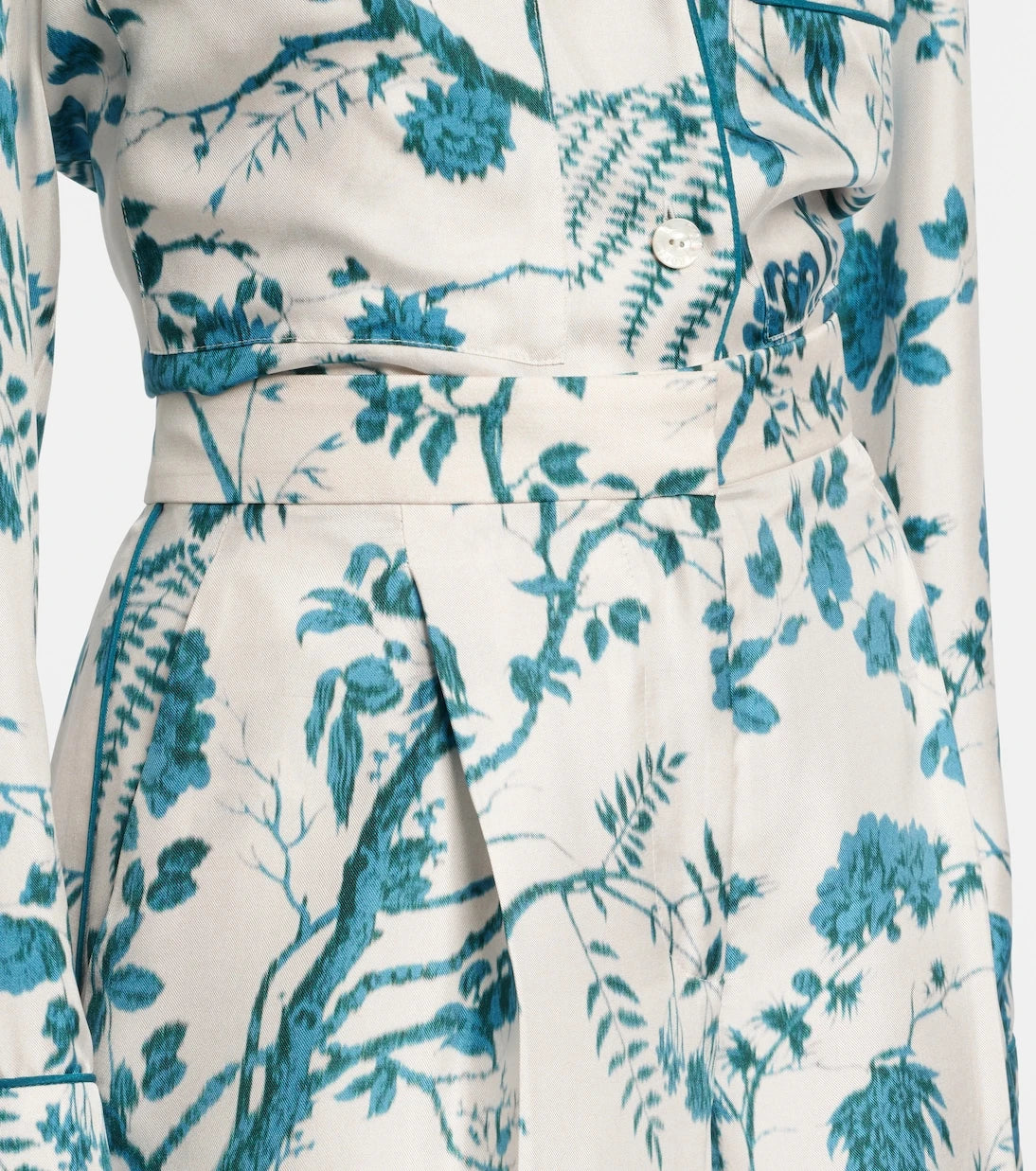 Erdem - Floral silk pajama pants