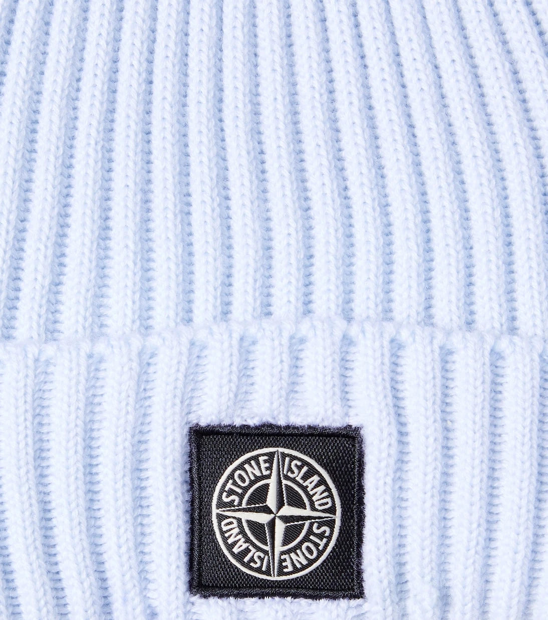 Stone Island Junior - Compass ribbed-knit virgin wool beanie