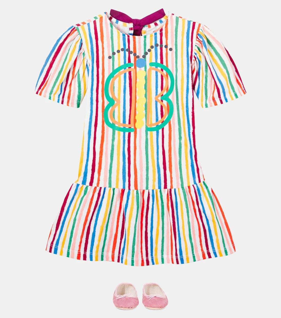 Fábula - Malha Risquiris Silk Borbo cotton dress